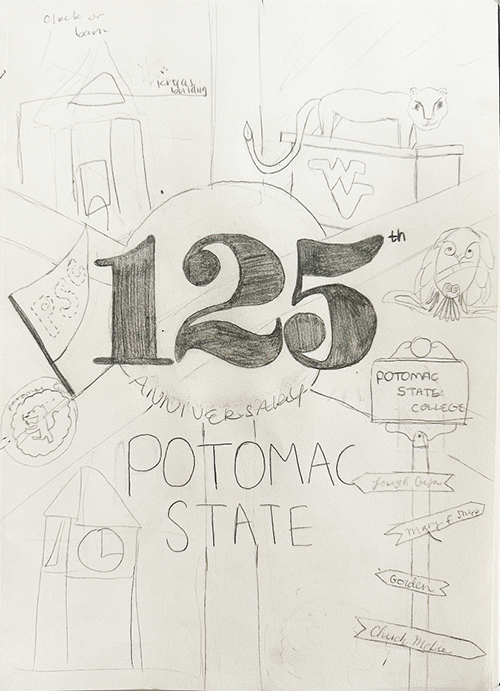 First skecth of poster