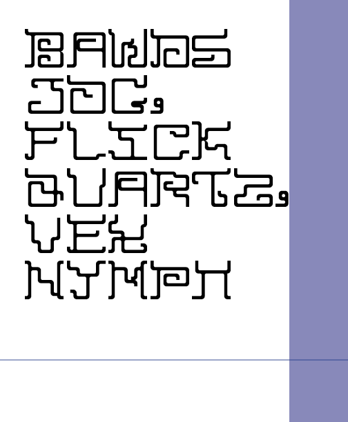 page demonstrating the use of the type